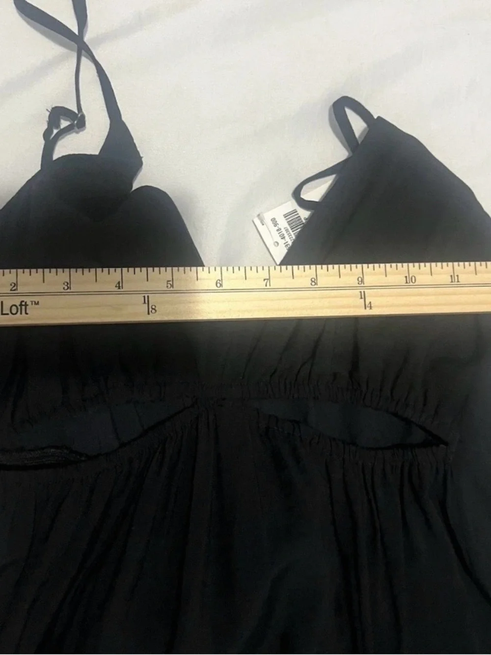 Abercrombie & Fitch Black Cutout Tiered Maxi Dress Flowy Babydoll NWT SP